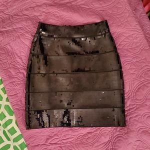 COPY - BCBGMaxAzria Sequin Bodycon Bandage Skirt